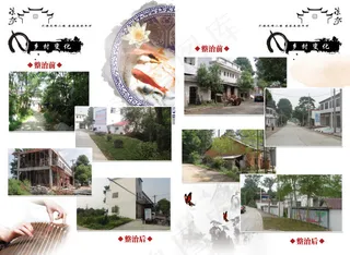 新农村建设 招商引资 画册素材