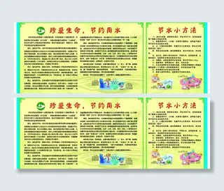 珍爱生命 节约用水图片