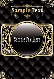 黑色背景 金色花纹 底纹图片