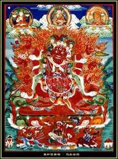 雍和宫唐卡(全本)马头金刚 雍和宫唐卡(全本)马头金刚