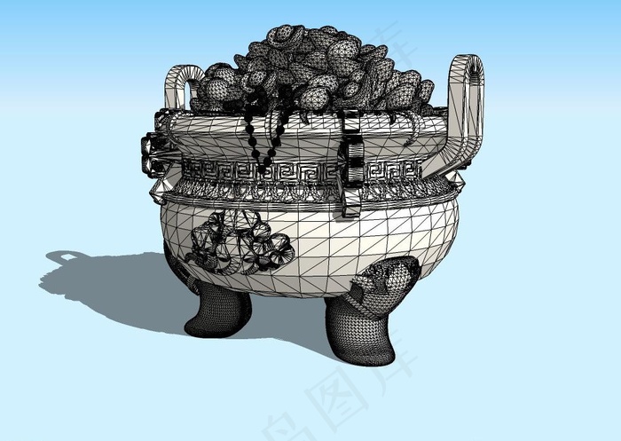 宝鼎3d模型