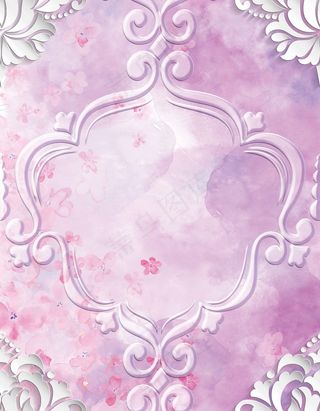 婚礼舞台背景粉色