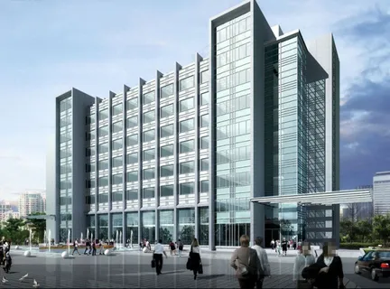 时尚风格高层建筑3D立体模型图 时尚风格高层建筑3D立体模型图