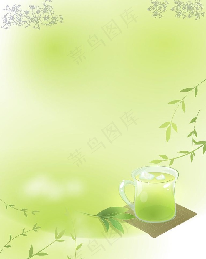 清凉背景图片ai矢量模版下载