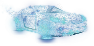 蓝色炫酷科技未来背景元素PNG