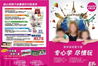 暑假夏令营DM单页