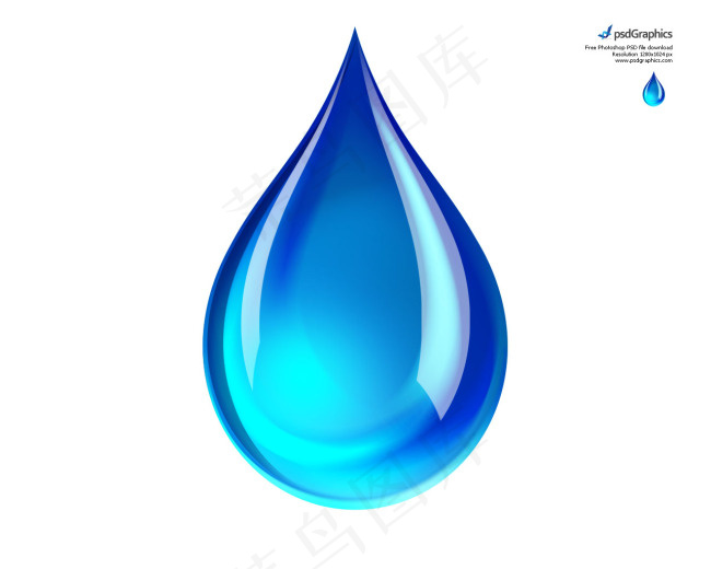 水滴psd模版下载