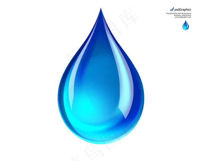 水滴psd模版下载