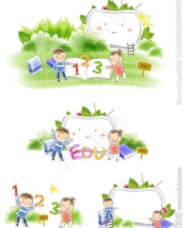 儿童插画图片