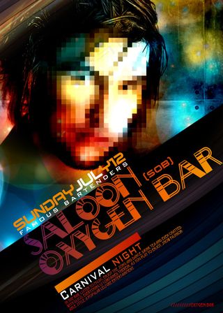 酒吧DM单正面设计