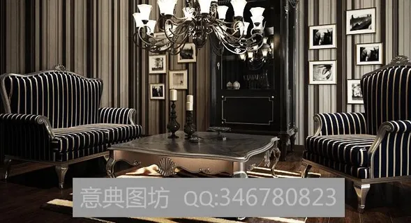 欧式客厅家装图片