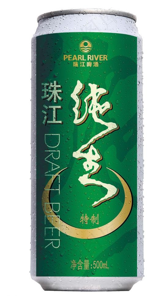 珠江 纯生 罐装 啤酒图片
