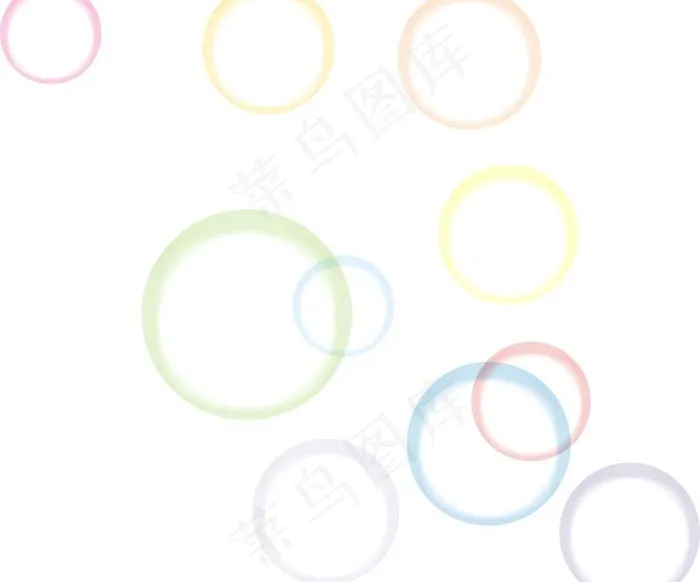 泡泡图片cdr矢量模版下载