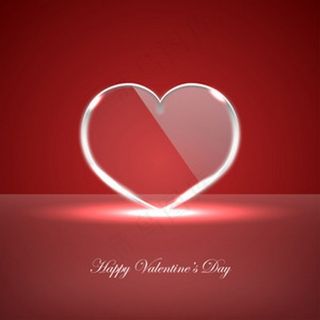 红色背景透明心情人节图案背景