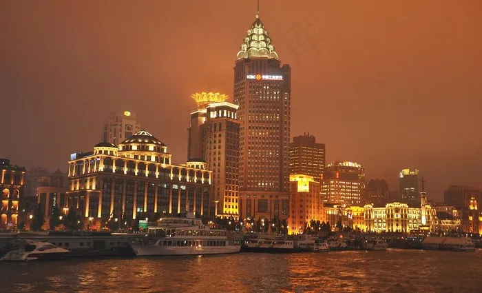 外滩夜景图片