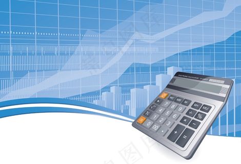 摘要金融背景矢量