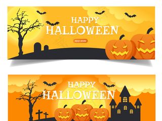 万圣节卡通背景素材下载