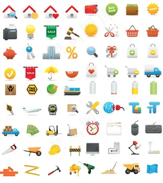 生活小图标矢量素材