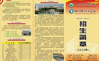 招生简章三折页图片