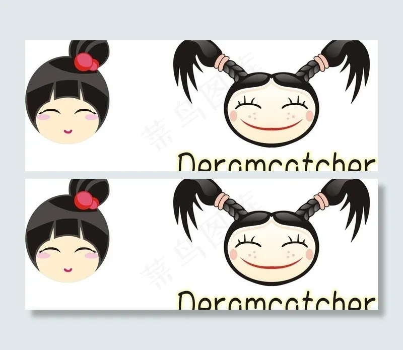 可爱小孩图片cdr矢量模版下载