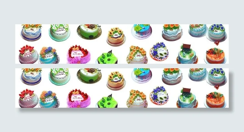 蛋糕素材(7205X1748(DPI:30))psd模版下载