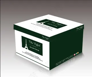 蛋糕盒包装设计效果图图片