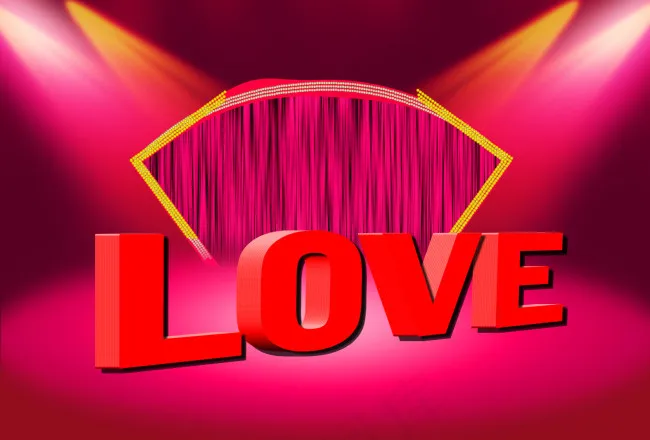 爱情psd模版下载