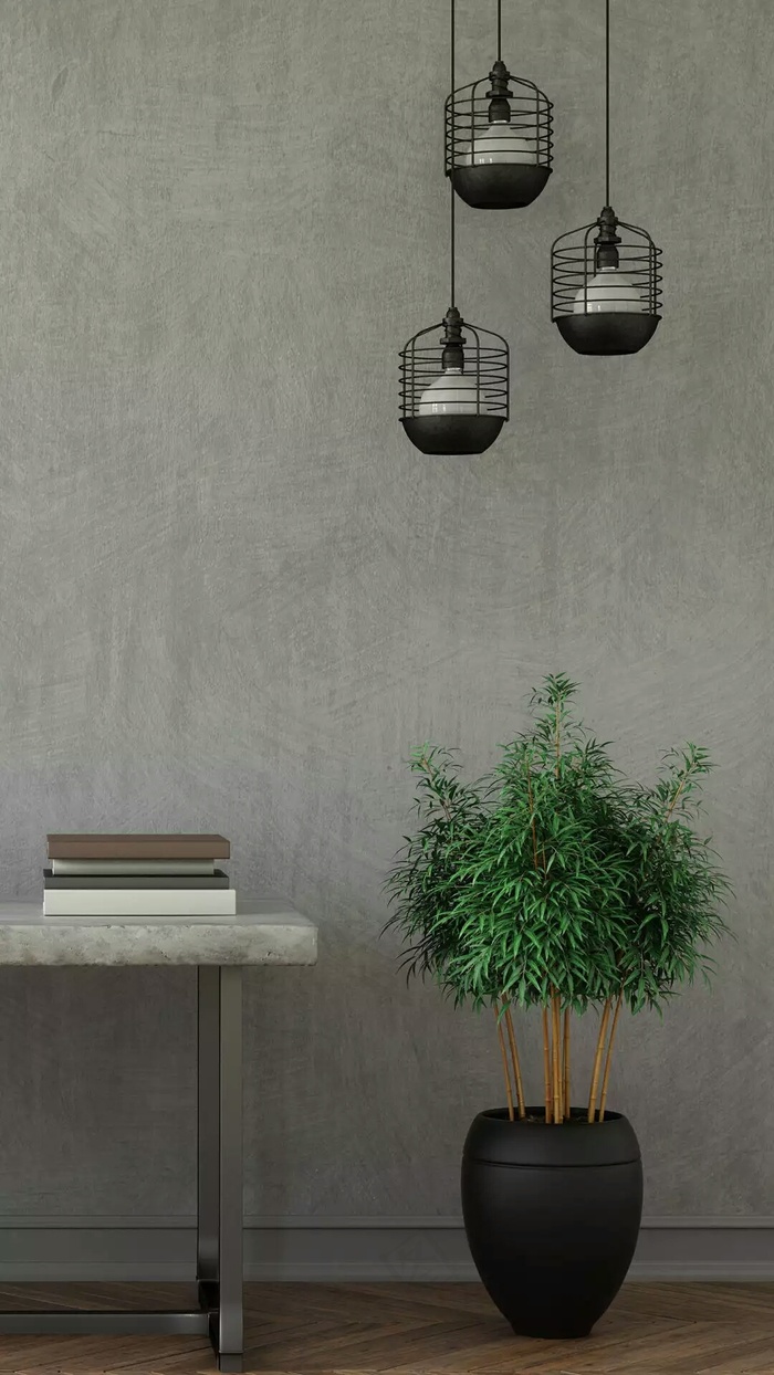 竹叶吊灯书本高清摄影图片