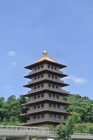 佛光山八塔图片