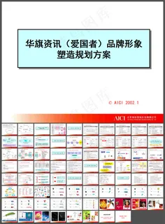 规划方案PPT模板 品牌形象塑造P...