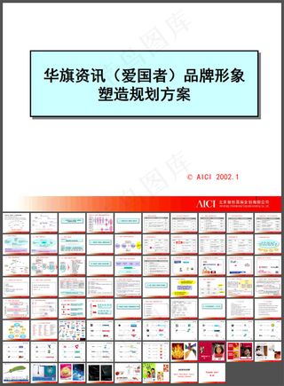 规划方案PPT模板 品牌形象塑造P...