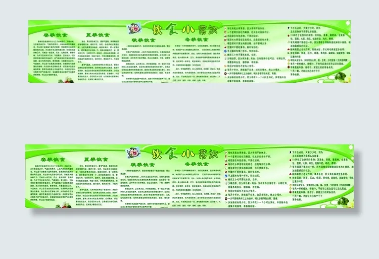 饮食小常识图片(13606X2976(DPI:72))psd模版下载