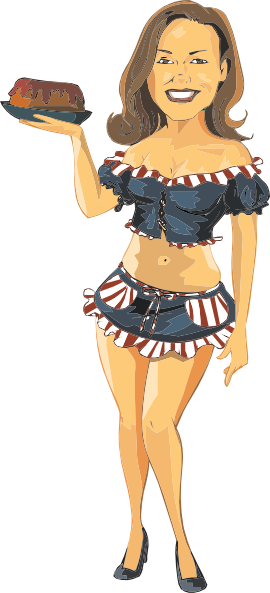 女服务员剪贴画