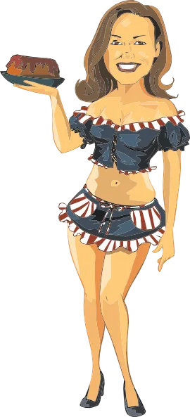 女服务员剪贴画