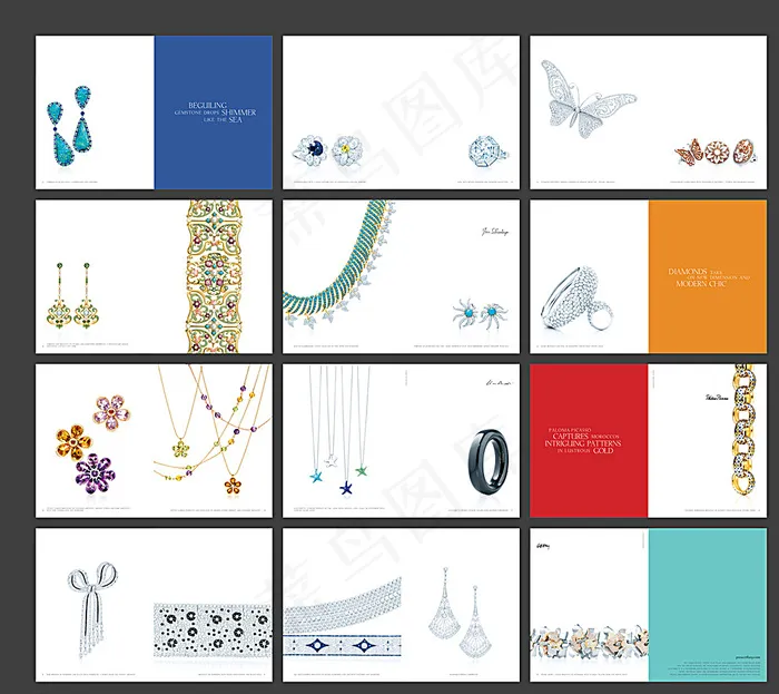 国外画册设计图片ai矢量模版下载