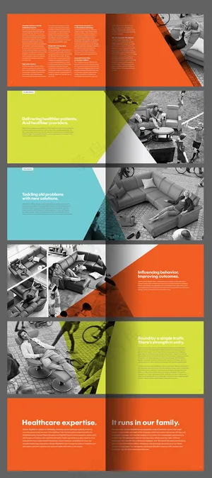 商业画册设计色块