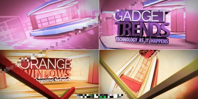 舞台文字展示AE模板