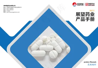 医药企业画册封面