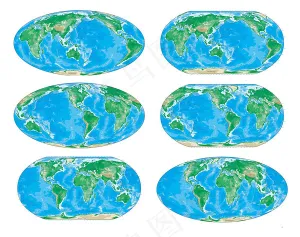 矢量地图上不同颜色的版本