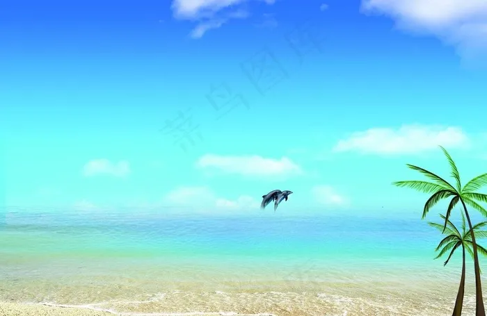 大海 沙滩图片(4961X3508(DPI:300))psd模版下载