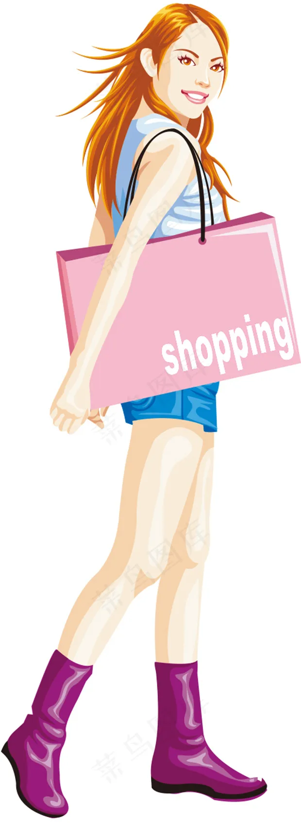 美女购物