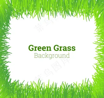 可爱的绿草背景 可爱的绿草背景