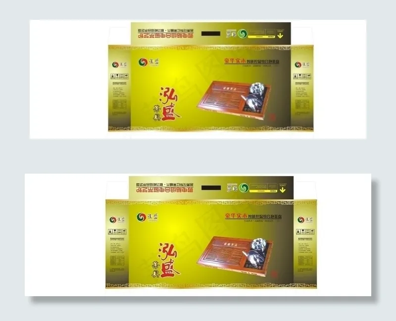 茶盘包装图片cdr矢量模版下载