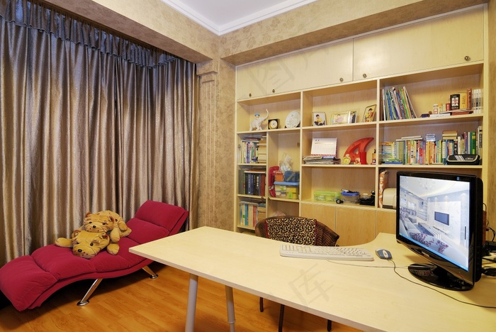 书房装修设计效果图