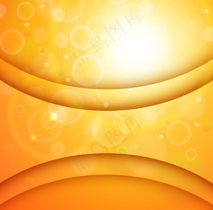 橙色夏天背景图片