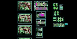 高档简欧式幼儿园全套施工设计图