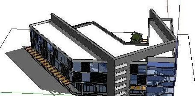 建筑师事务所建筑模型