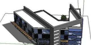 建筑师事务所建筑模型