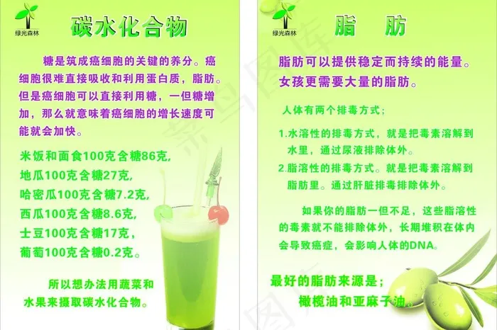 绿光森林图片cdr矢量模版下载