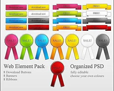 精美网页设计元素psd素材-web...psd模版下载